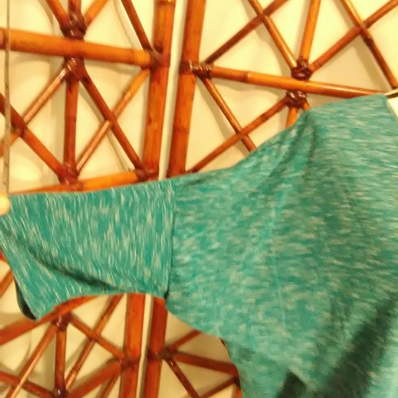 HANNAH TURQUOISE AND WHITE TUNIC - Picture 4 of 8